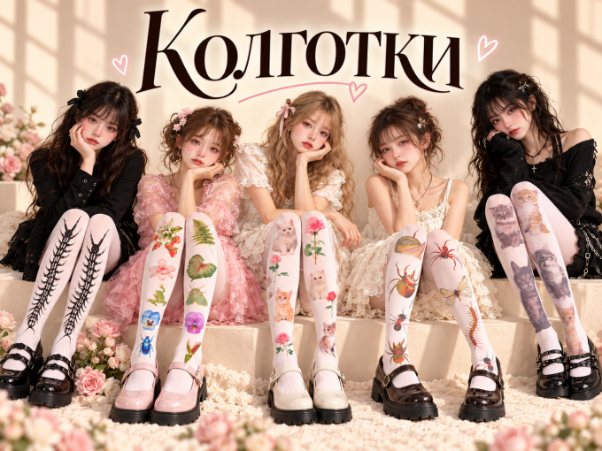Необычные колготки: потому что обычные уже были вчера🎀
