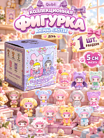 Фигурка Qubii Autumn Animals Blind Box День в ассортименте - 5 см / Фиолетовый